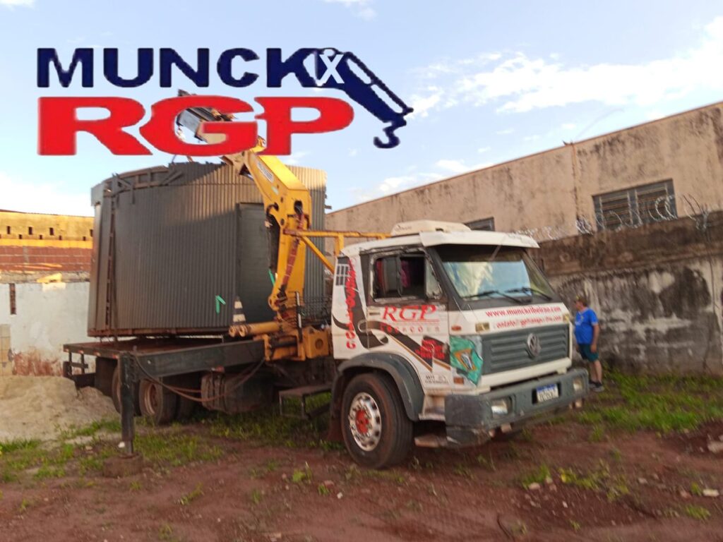 Munck Ribeirão Preto remoção e transporte de cargas pesadas com segurança e eficiência