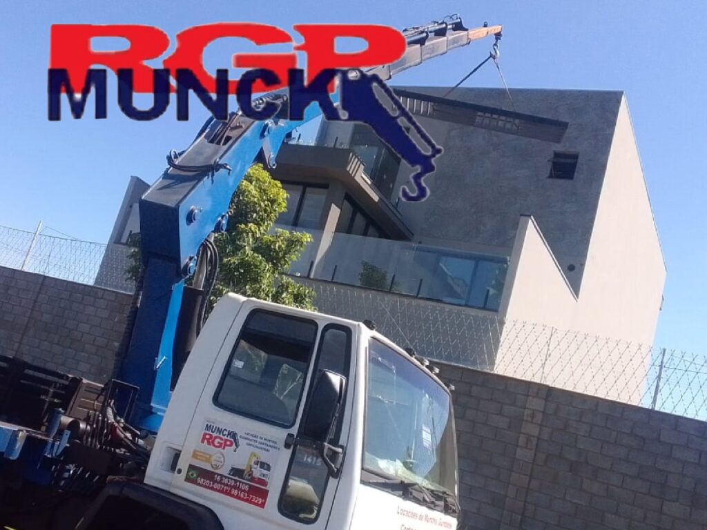 RGP MUNCK Ribeirão Preto Agilidade no transporte e posicionamento de cargas