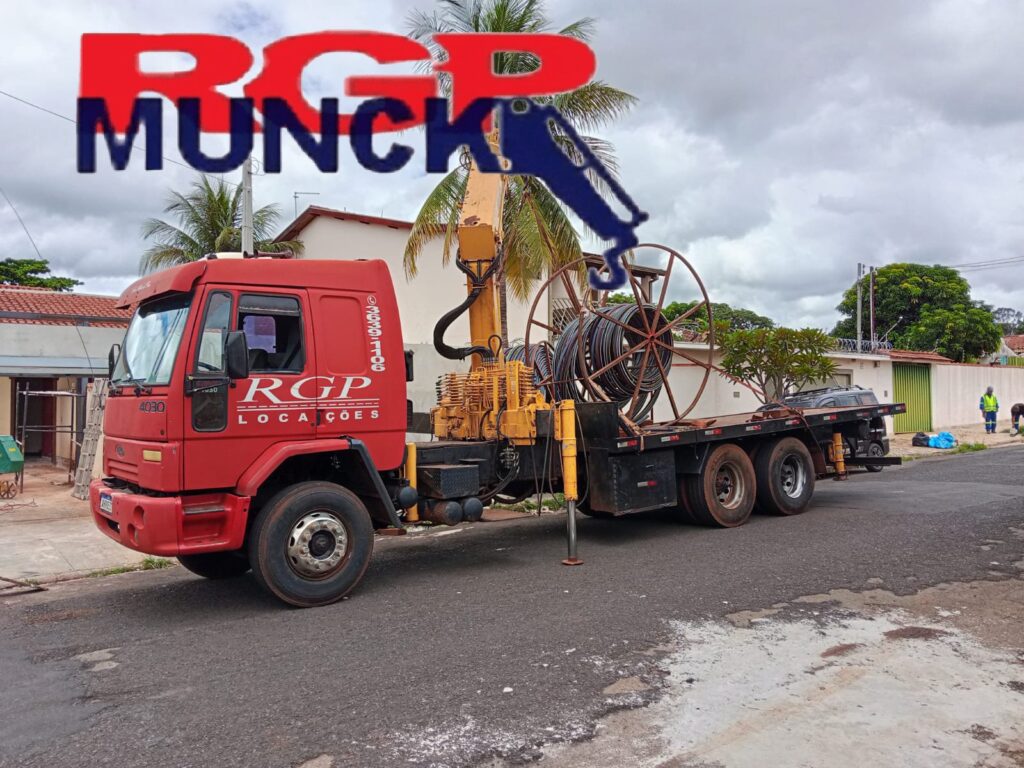 Aluguel de munck Ribeirão Preto equipamentos adequados e profissionais especializados