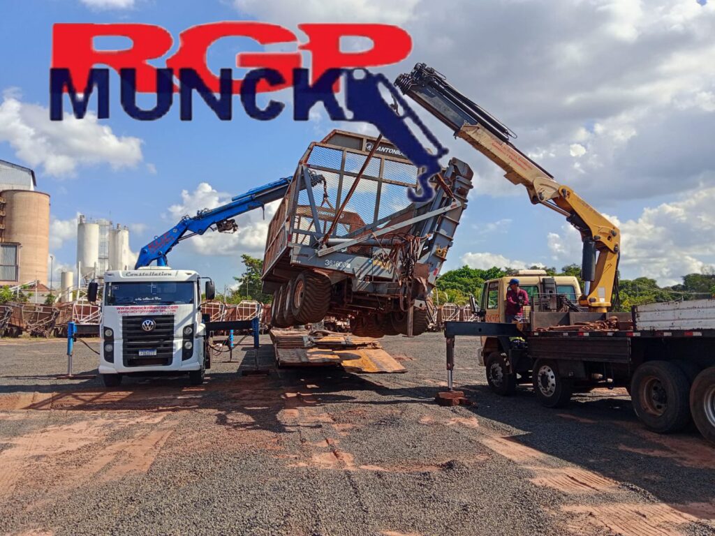 Aluguel de munck Ribeirão Preto indústrias que precisam realizar içamento